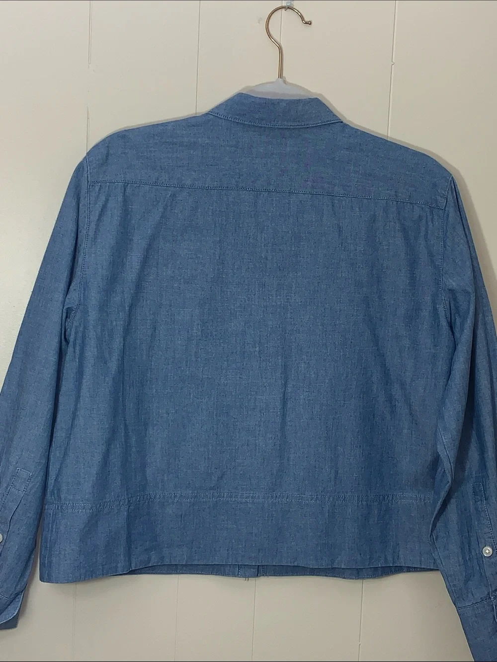 J. Crew Light Blue Chambray Button-Down Shirt